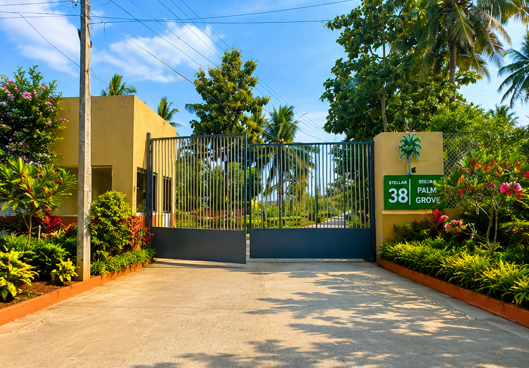Stellar Palm Grove landscape